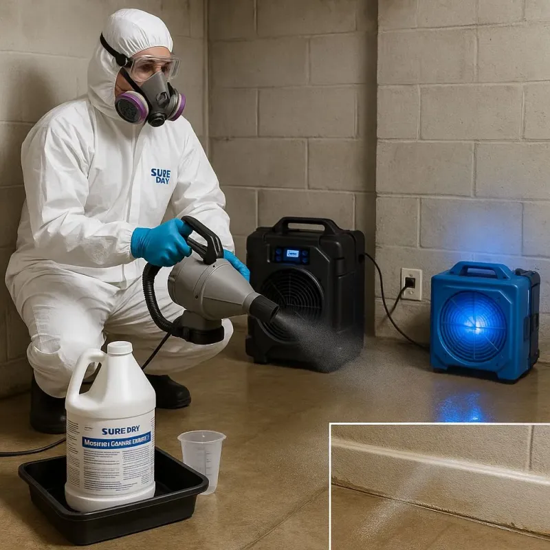 Sanitization and Odor Removal process in Royal Pines, NC