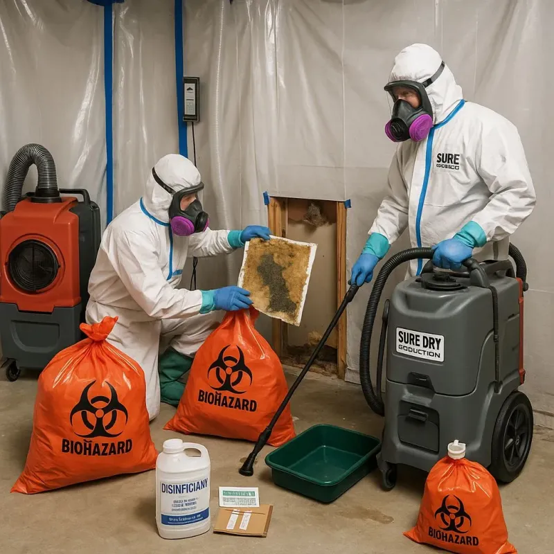 Contaminated Water Handling Protocols process in Royal Pines, NC