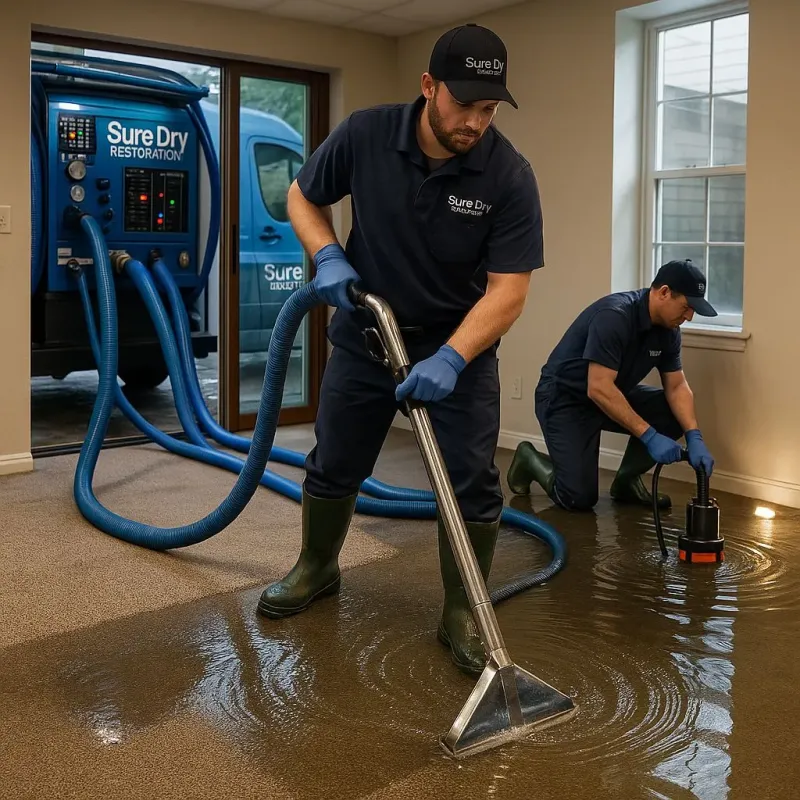 Water Extraction and Removal process in Royal Pines, NC